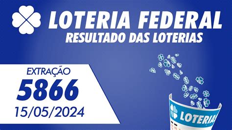 Resultado da Loteria Federal 5866, hoje, quarta